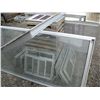 Image 1 : (10) small aluminum slider windows, 10 Large frames & windows