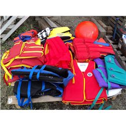 Pallet of Life Jackets