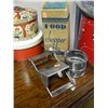 Image 1 : VINTAGE FOOD PROCESSORS AND MANY MORE ITEMS ON TOP OF SHELF UNIT - ALL ONE MONEY