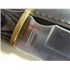 Image 2 : KNIFE - MAGNUM BY BOKER - HUNTING -  STRIPPED HANDLE WITH LEATHER SHEATH - LIFE TIME WARRANTY