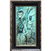 Image 1 : "Charles Levier (1920-2003). Circa 1960. Untitled. 38""x24"""" From private Beverly Hills Collection