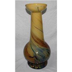 "Handblown glass vase. Modern style. Made in Poland. 24""x11."