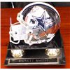 Image 1 : DALLAS COWBOYS SIGNED MINI HELMET BY EMMITT SMITH W/ C.O.A