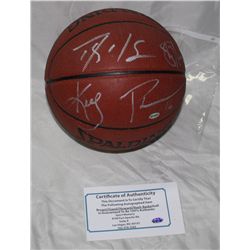 L.A LAKERS HANDSIGNED BASKETBALL, SIGNED BY KOBI BRYANT, STEVE NASH, P. GASOL