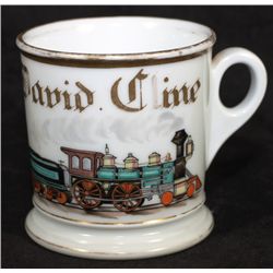 Occupational Shaving Mug=Train Engineer