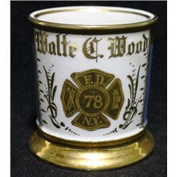 Fraternal Shaving Mug=Fireman Fraternal