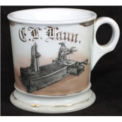 Occupational Shaving Mug=Lathe Operator
