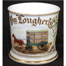 Occupational Shaving Mug=Mineral Water Wagon