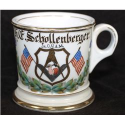Fraternal Shaving Mug=Masons