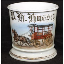 Occupational Shaving Mug= Merchant's Wagon