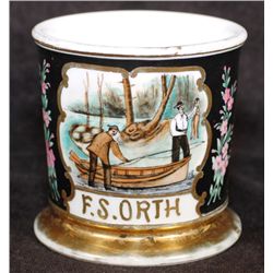 Occupational Shaving Mug= Fisherman