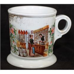 Occupational Shaving Mug= Grocery Store Interior