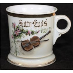 Occupational Shaving Mug= Violin