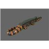 Image 4 : Wood Carved Alligator, Native American   (Size:  See