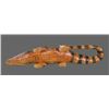 Image 7 : Wood Carved Alligator, Native American   (Size:  See