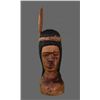 Image 1 : Native American wood carving of Warrior   (Size:  See