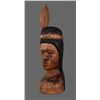 Image 2 : Native American wood carving of Warrior   (Size:  See