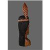 Image 6 : Native American wood carving of Warrior   (Size:  See