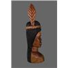 Image 7 : Native American wood carving of Warrior   (Size:  See