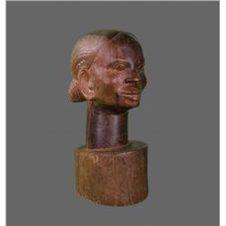African Hardwood Carving of a woman.   (Size:  See Last