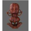 Image 1 : Pacific Island Wood Carving of a figure with tongue