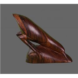 Cherry Wood Carving of a bird.   (Size:  See Last Photo