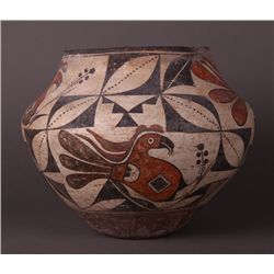 Southwest Polychrome Pottery Olla, Acoma, Early 18th