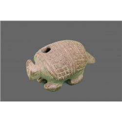 Pre-Columbian Armadillo.  500 AD to 1000 AD   (Size: