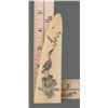 Image 9 : Ivory Scrimshaw of a Crane   (Size:  See Last Photo for