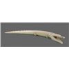 Image 1 : Ivory tusk carved alligator   (Size:  See Last Photo