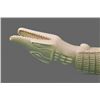 Image 3 : Ivory tusk carved alligator   (Size:  See Last Photo