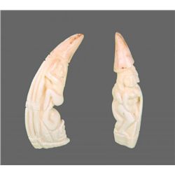 Pair of Baby Walrus Ivory (Erotic)   (Size:  See Last
