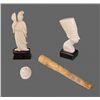 Image 1 : Group of Ivory Carvings.  Chinese Ivory Cigarette