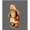 Image 7 : 19th Century Ivory Netsuke, Man with Gong   (Size:  See