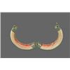 Image 7 : Early 1900's Ivory Tusk with Silver Bracelet.   (Size: