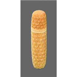 Antique Bone Carved Needle Case (Circular Design)