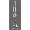 Image 1 : Beaded Necklace Broche, Native American   (Size:  See