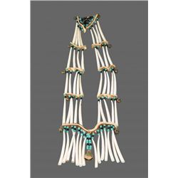 Exquisite Antique Necklace with Shells and Beads,