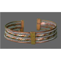 Native American Handmade Copper Weaved Bracelet