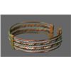Image 2 : Native American Handmade Copper Weaved Bracelet