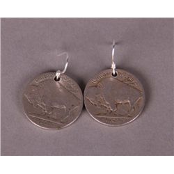 Native American Indian Silver Buffalo Nickel Indian