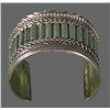 Image 4 : Silver Bracelet, Native American.  Solid and heavy.