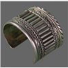 Image 5 : Silver Bracelet, Native American.  Solid and heavy.