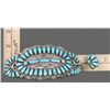 Image 7 : Silver and Turquoise Hairpin, Native American.  Comes