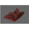 Image 1 : S. Tooni Red Stone Carving, Native American   (Size: