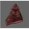Image 2 : S. Tooni Red Stone Carving, Native American   (Size: