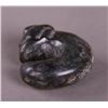 Image 3 : Antique Netsuke, Black Stone Alien like figure.