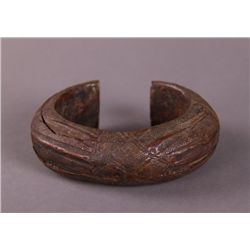 Copper Slave Trade Currency Artifact Bracelet.  From