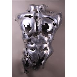 Torso Sculpture.  Signed.  [11 (lb),24 (in),18 (in),6.5