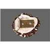 Image 2 : Hand Painted Bone Disc Belt Buckle, signed Haines,
